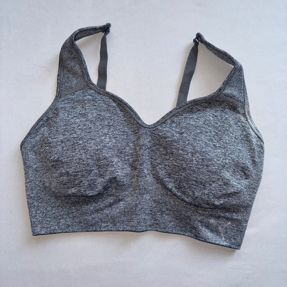 Gray Puma Sports Bra